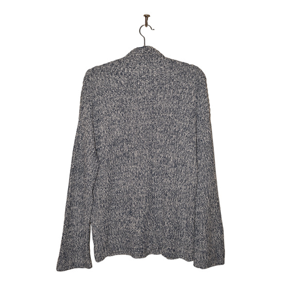 CASLON NEW $69 Shaker Mock Neck Sweater in Blue Ensign Small - Picture 3 of 5